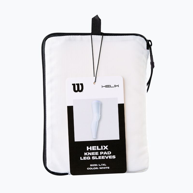 Tinklinio antkeliai Wilson Helix Knee Pad Leg Sleeve white  6