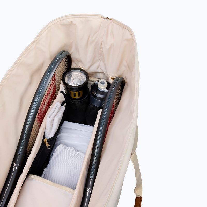 Teniso krepšys Wilson Roger Federer Lawn Practice Duffel 6Pk cream 3