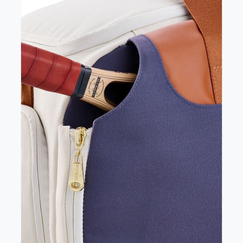 Teniso krepšys Wilson Heritage Small Duffel cream/clay/navy teniso krepšys 6