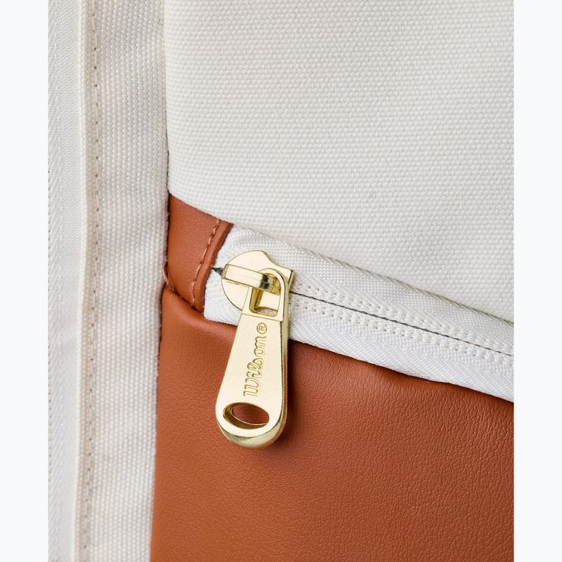 Teniso kuprinė Wilson Heritage V2 cream/clay 7