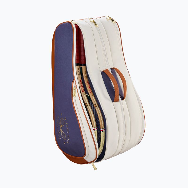 Teniso krepšys Wilson Heritage V2 12Pk cream/clay/navy 5