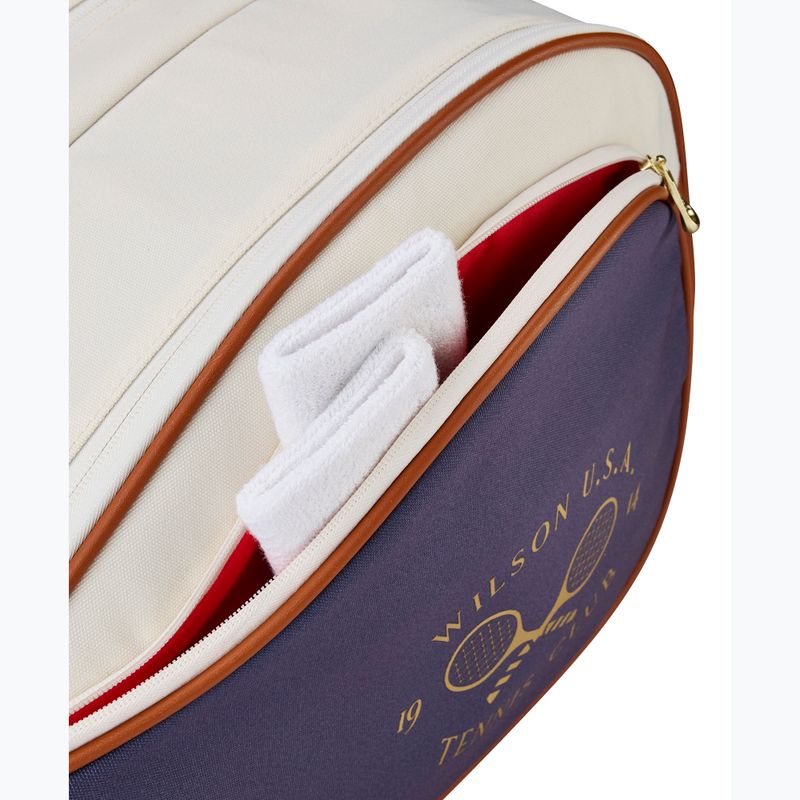 Teniso krepšys Wilson Heritage V2 12Pk cream/clay/navy 6