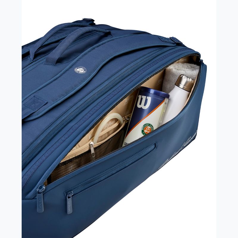 Teniso krepšys Wilson Roland Garros Session De Soiree Super Tour 15Pk 2026 navy/clay 7