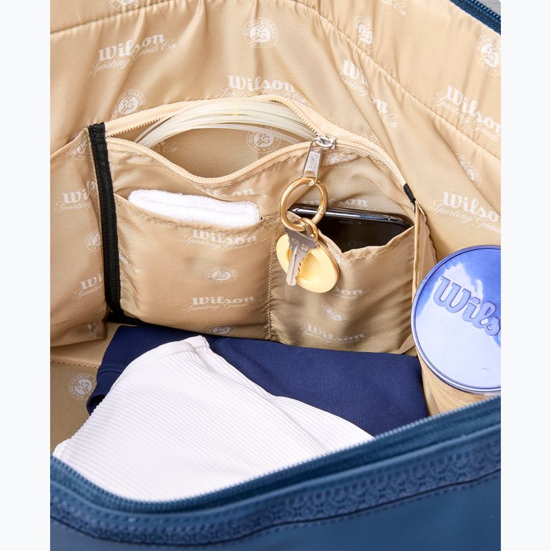 Teniso krepšys Wilson Roland Garros Session De Soiree Large Duffel 2026 navy/clay   8