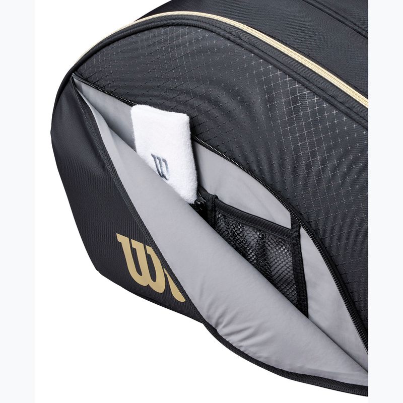 Padelio krepšys Wilson Defy Padel black/gold 6