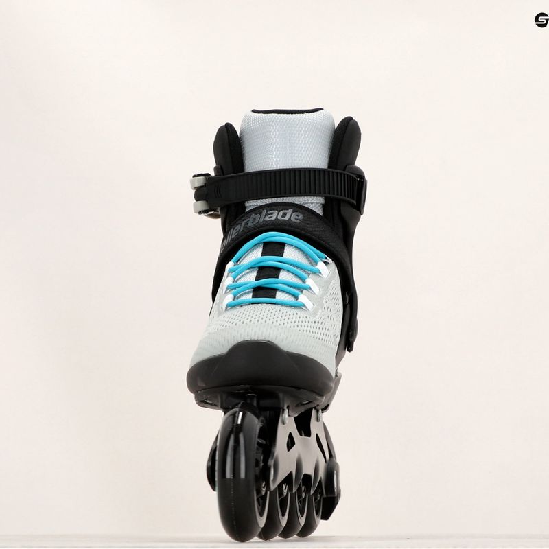 Rollerblade Spark 80 pilkos/turkio spalvos moteriški riedučiai 15