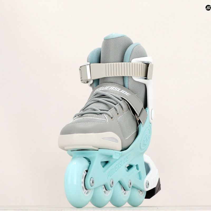 Vaikiški riedučiai Powerslide Rocket grey/teal 22