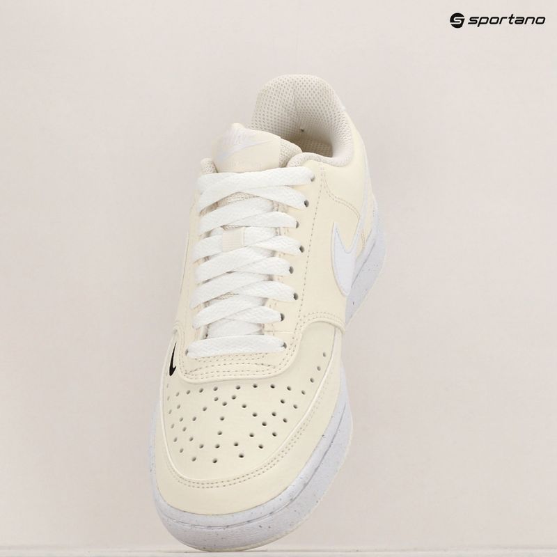 Moteriški batai Nike Court Vision Low Next Nature white / black / pale ivory 9