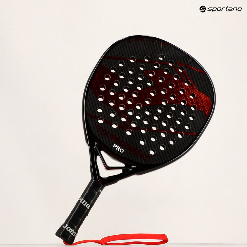 Padelio raketė Joma Tournament Pro Paddle black/red 8