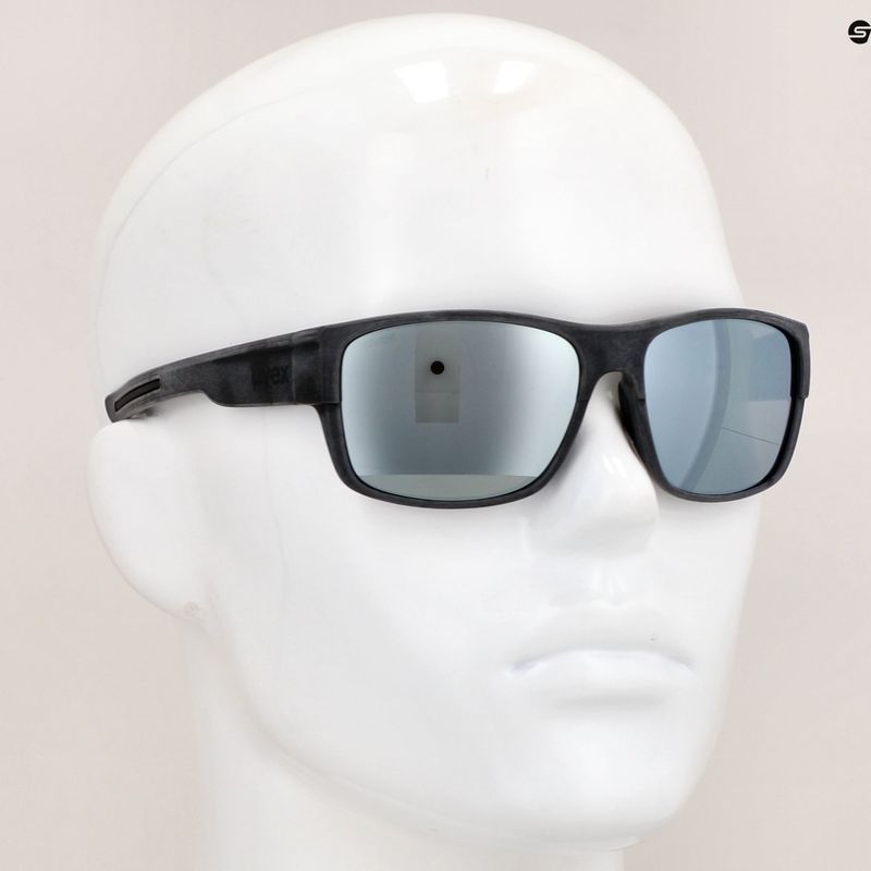 Akiniai nuo saulės UVEX Esntl Urban black matt/mirror silver 6