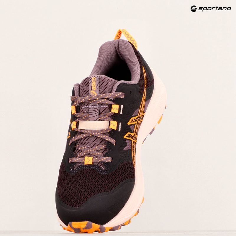 Moteriški bėgimo batai ASICS Trabuco Terra 2 dark aubergine/stadium orange 9