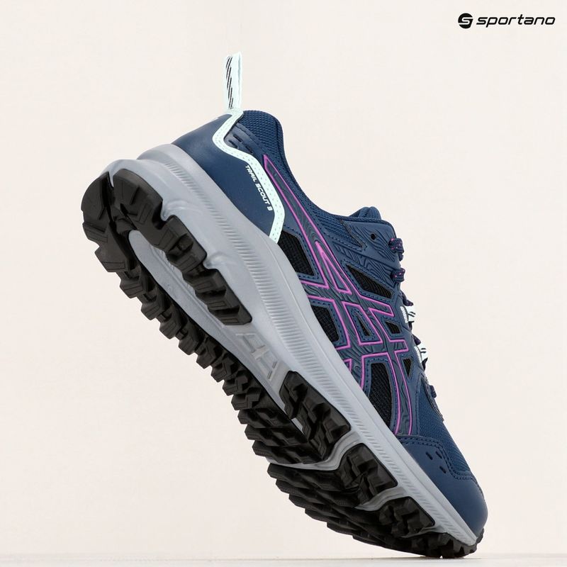 Moteriški bėgimo batai ASICS Trail Scout 3 night sky/bold magenta 9