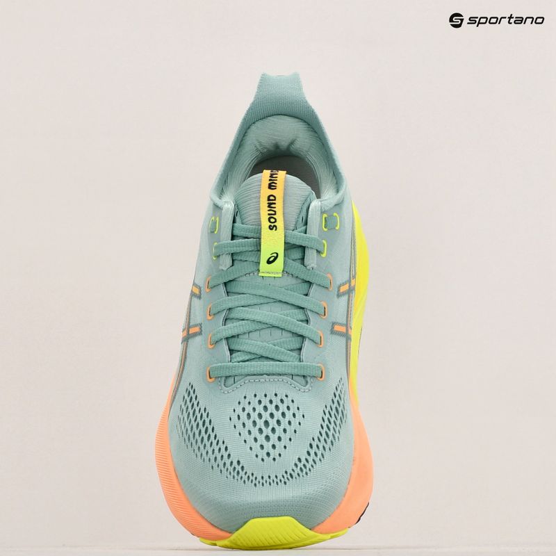 Vyriški bėgimo batai ASICS Gel-Kayano 31 Paris light celadon/safety yellow 15