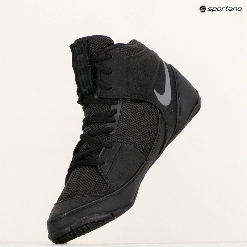 Imtynių bateliai Nike Fury black/metallic silver 9