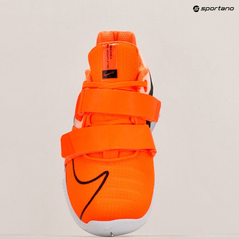 Svarmenų kilnojimo batai Nike Romaleos 4 orange/black/white 9