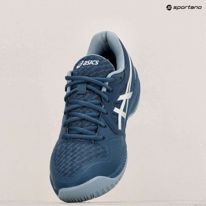 Vyriški skvošo batai ASICS Gel-Court Hunter 3 vintage indigo/white 15