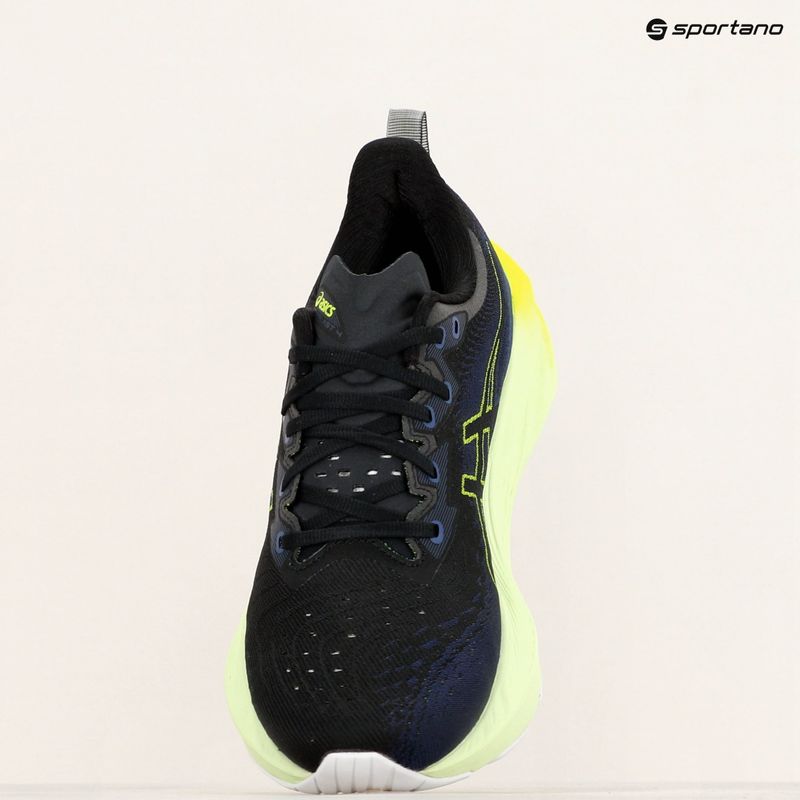 Vyriški bėgimo batai ASICS Novablast 4 black/blue expanse 16