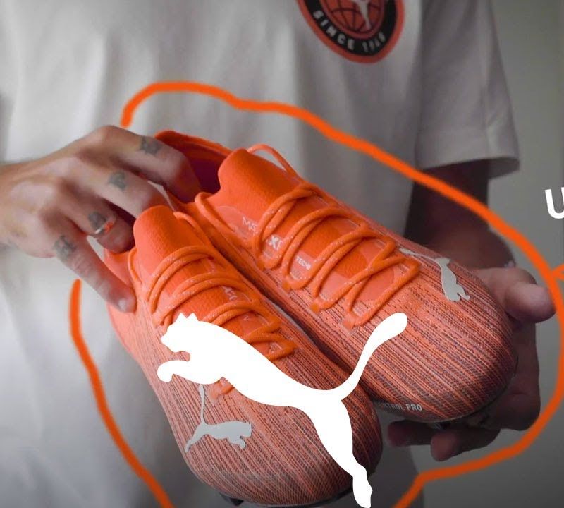 Vaikiški futbolo bateliai PUMA Ultra Pro FG/AG Jr žali 106918 01 12