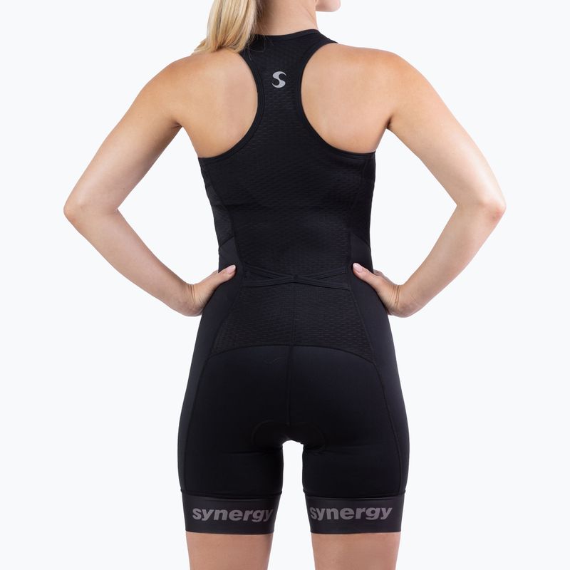 Moteriškas triatlono kombinezonas Synergy Pro Sleeveless Racerback Trisuit onyx 3