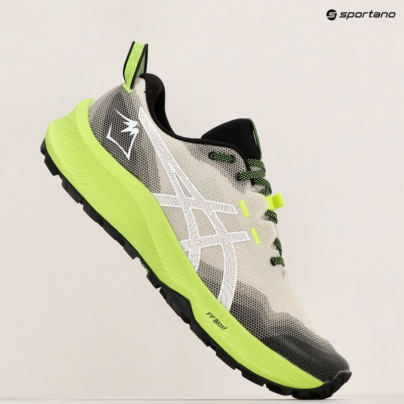 Vyriški bėgimo bateliai ASICS Gel-Trabuco 12 oatmeal/white 16