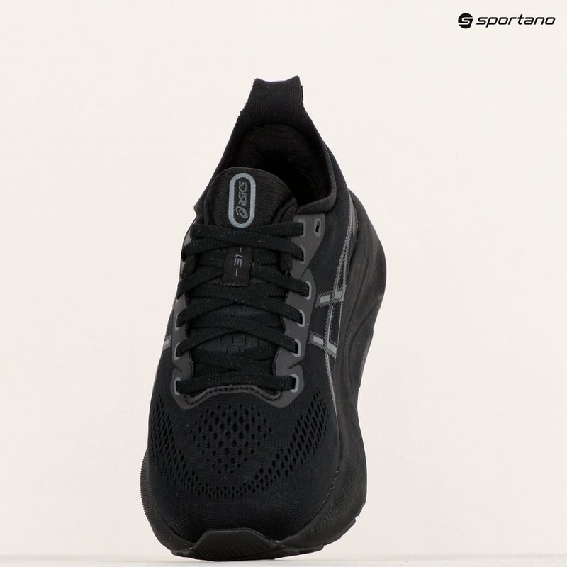 Moteriški bėgimo batai ASICS Gel-Kayano 31 black/black 15