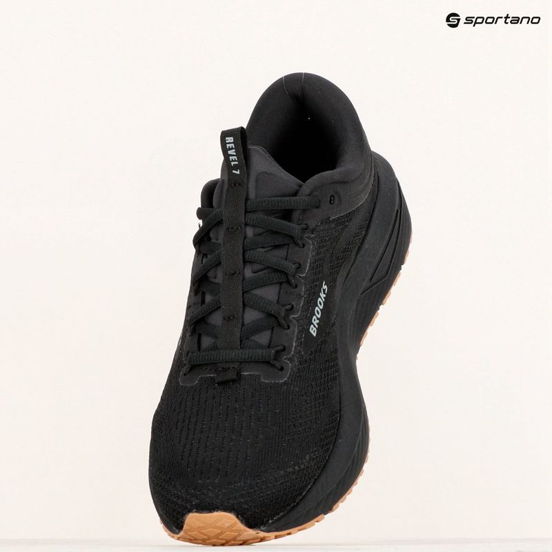 Vyriški bėgimo bateliai Brooks Revel 7 black/black 18