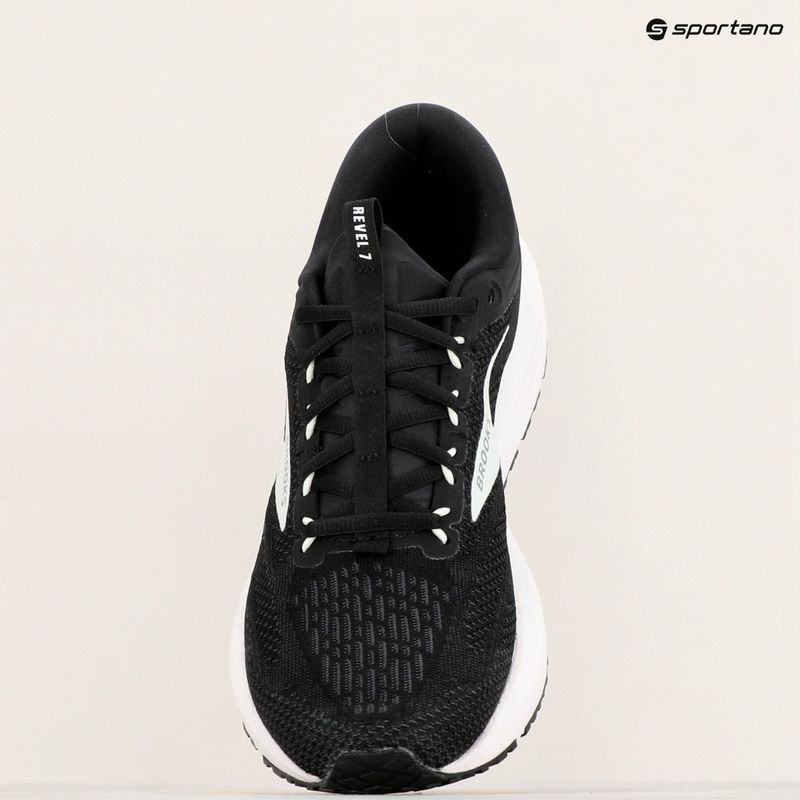 Vyriški bėgimo bateliai Brooks Revel 7 black/white 18