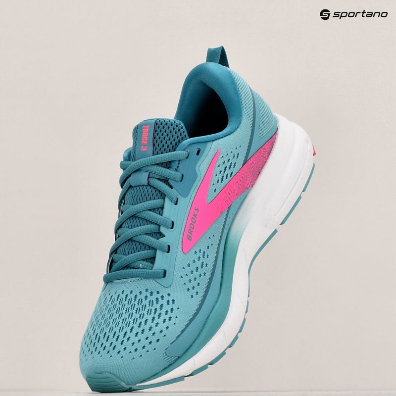 Moteriški bėgimo bateliai Brooks Trace 3 aqua/storm/pink 18