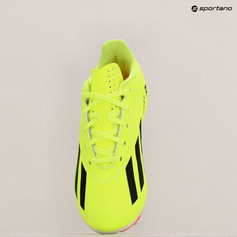 Vaikiški futbolo batai adidas X Crazyfast Club FxG team solar yellow/core black/cloud white 9
