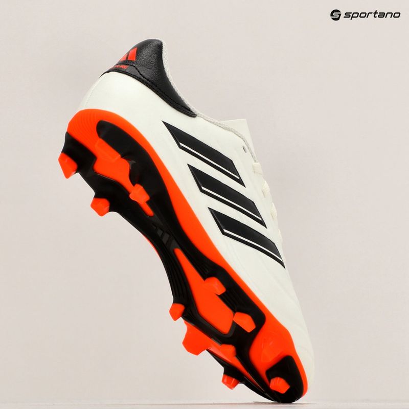 Vaikiški futbolo batai adidas Copa Pure II Club FxG ivory/core black/solar red 12