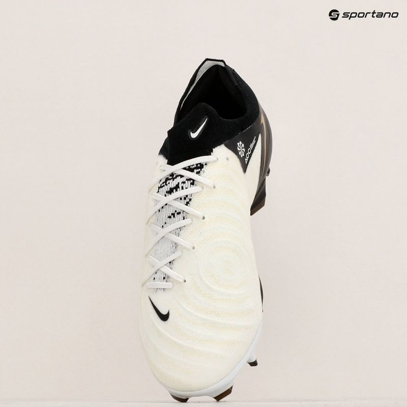 Vyriški futbolo batai Nike Phantom GX II Pro FG white/metallic gold coin/black 9