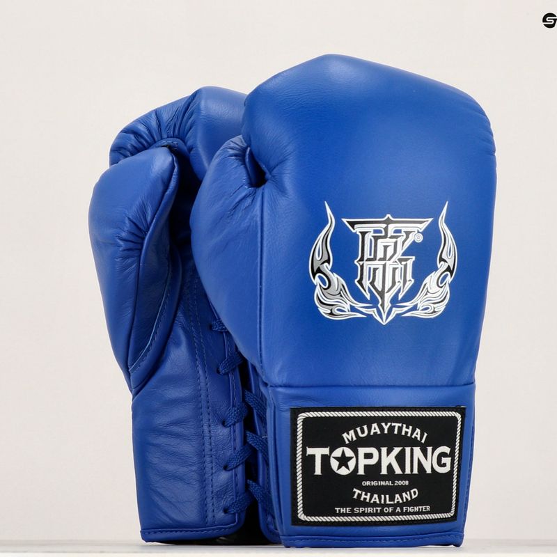 Bokso pirštinės Top King Boxing Competition blue 7