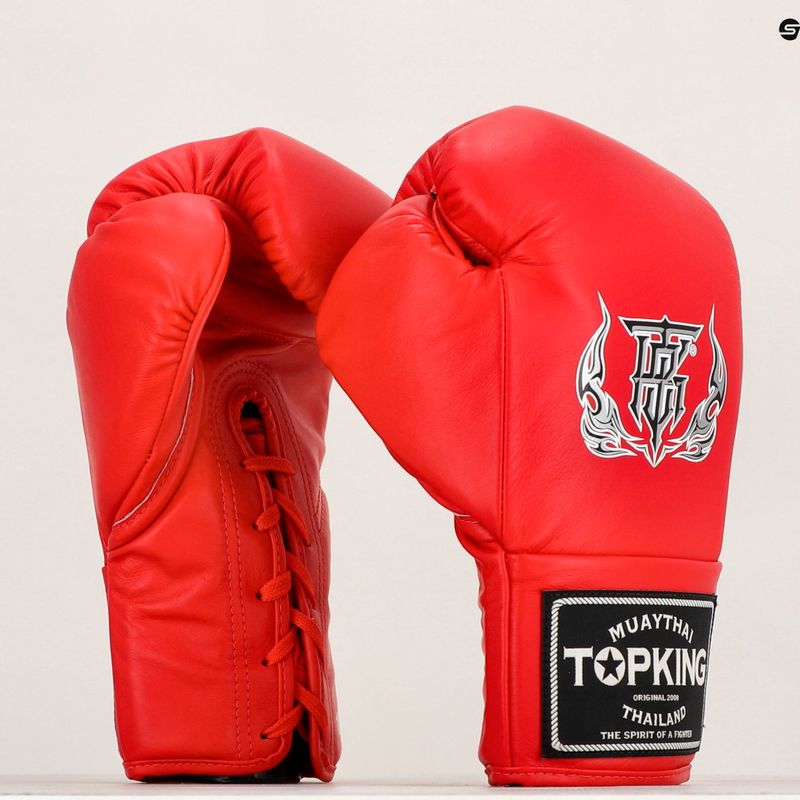 Bokso pirštinės Top King Boxing Competition red 7