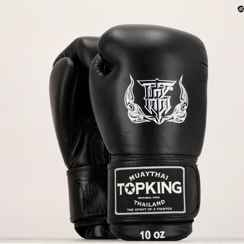 Bokso pirštinės Top King Muay Thai Ultimate black 6