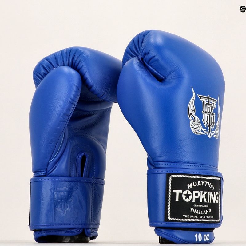 Bokso pirštinės Top King Muay Thai Ultimate blue 6