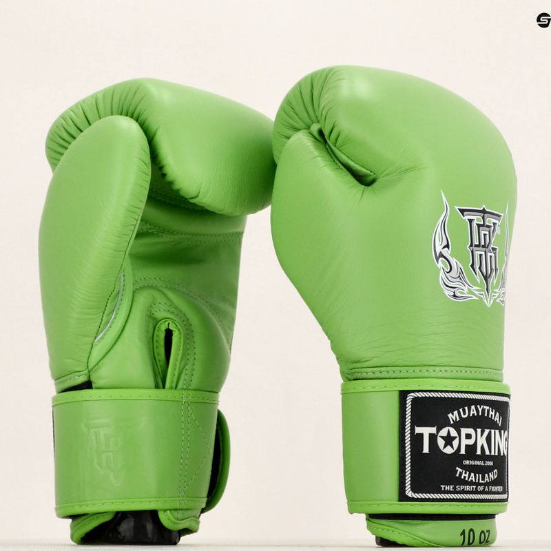 Bokso pirštinės Top King Muay Thai Ultimate green 7