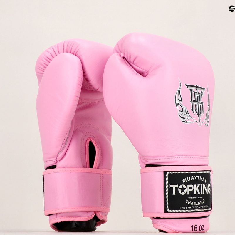 Bokso pirštinės Top King Muay Thai Ultimate pink 6