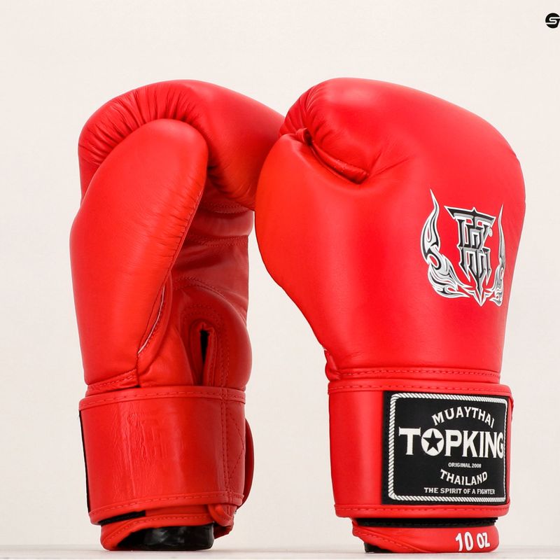 Bokso pirštinės Top King Muay Thai Ultimate red 6