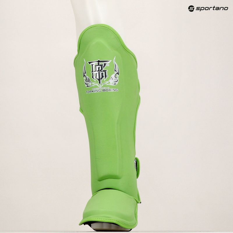 Blauzdų ir pėdų apsaugos Top King Pro Semi Leather green 6