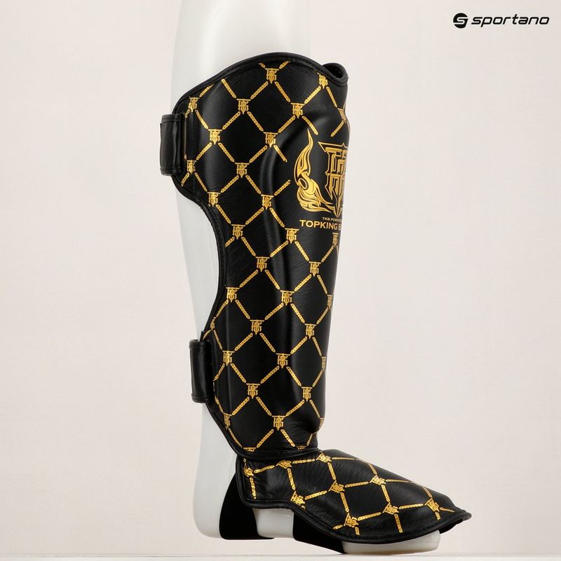 Blauzdų ir pėdų apsaugos Top King Chain black/gold 6