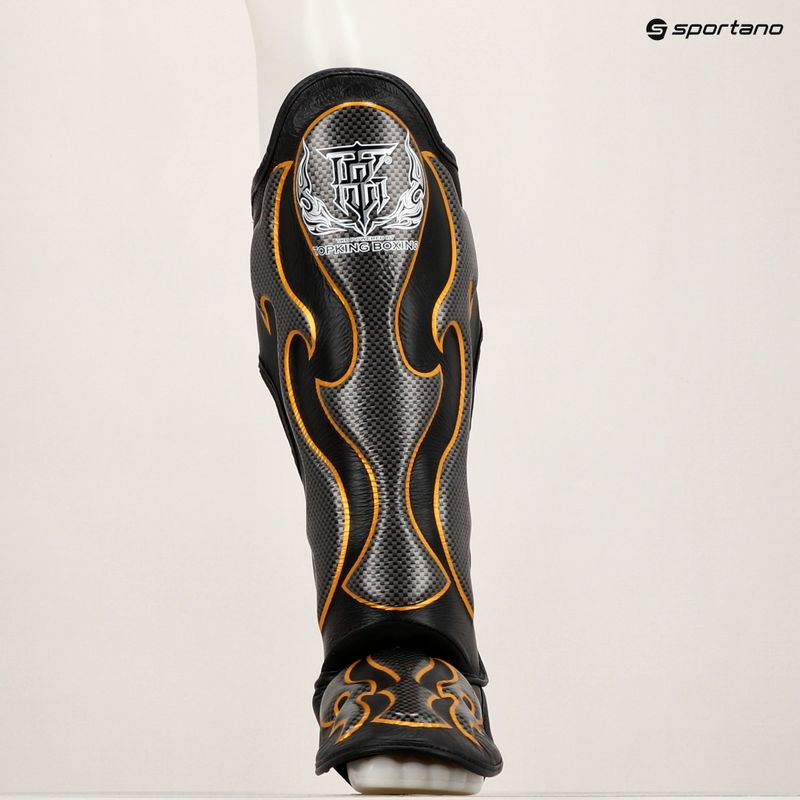 Blauzdų ir pėdų apsaugos Top King Empower black/silver 8