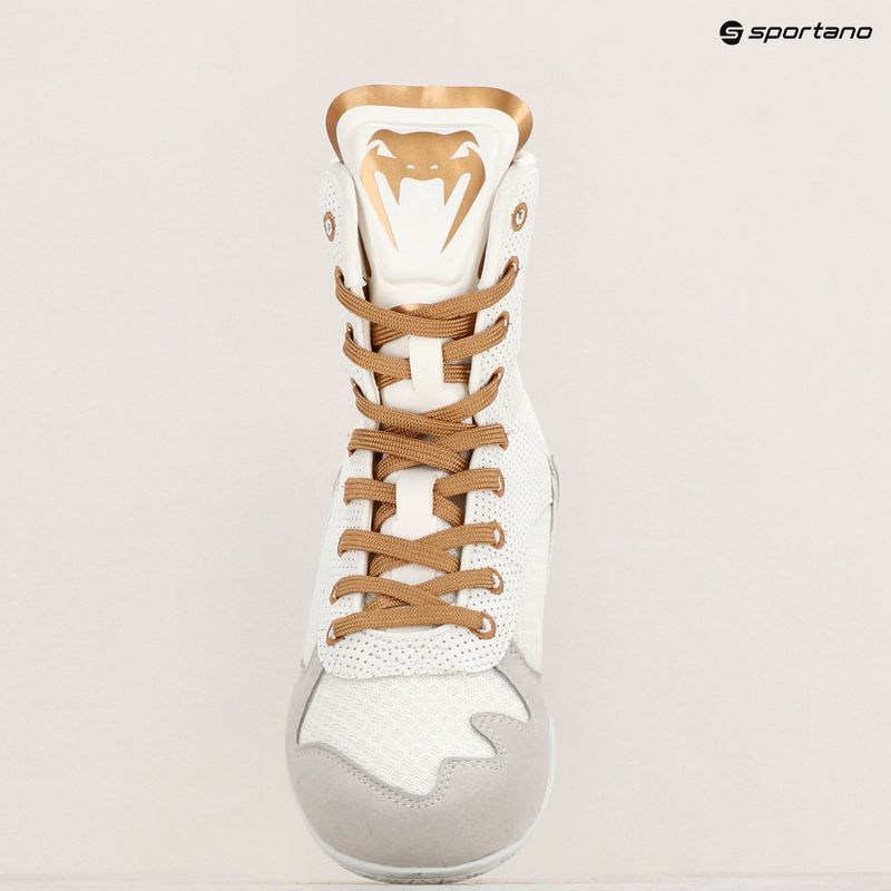 Bokso bateliai Venum Elite Boxing white/gold 20