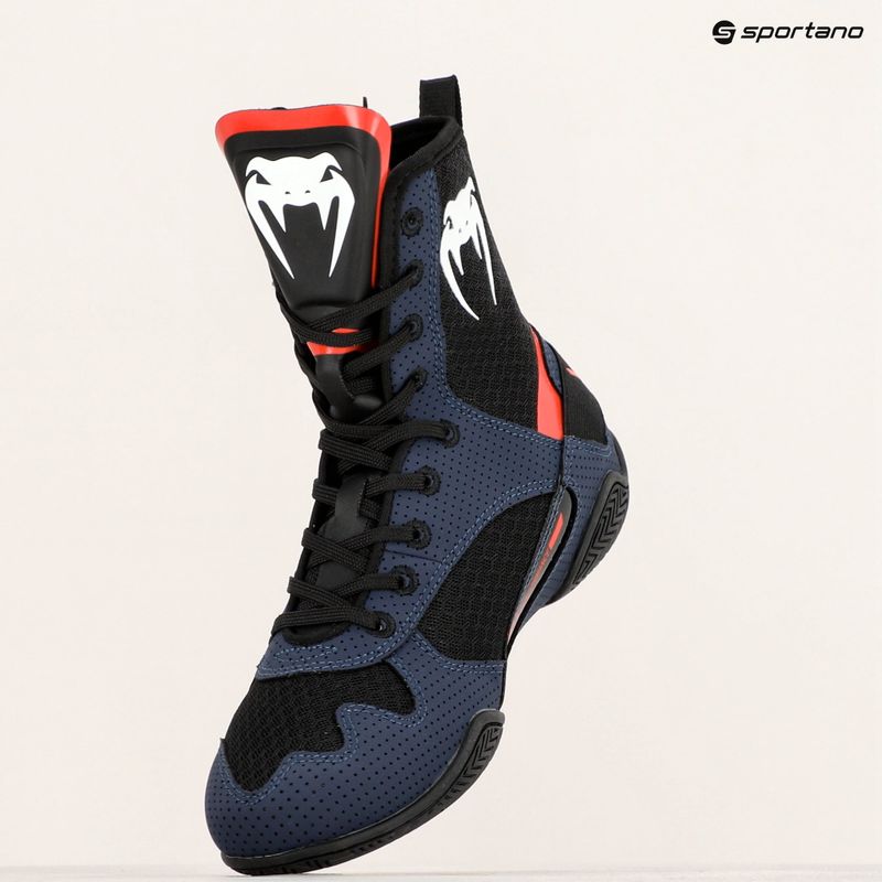 Bokso bateliai Venum Elite Boxing navy/black 21