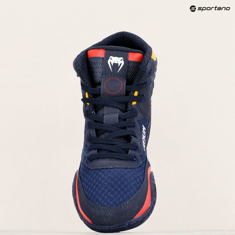 Bokso bateliai Venum Elite Wrestling blue/yellow 19