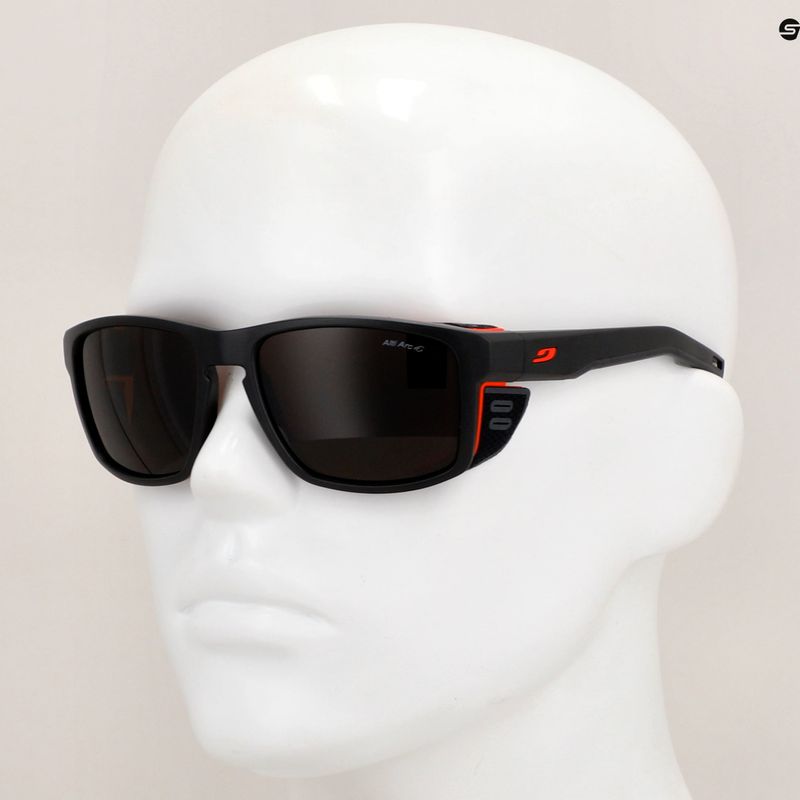 Akiniai nuo saulės Julbo Shield Alti Arc 4+ matte black/orange 5
