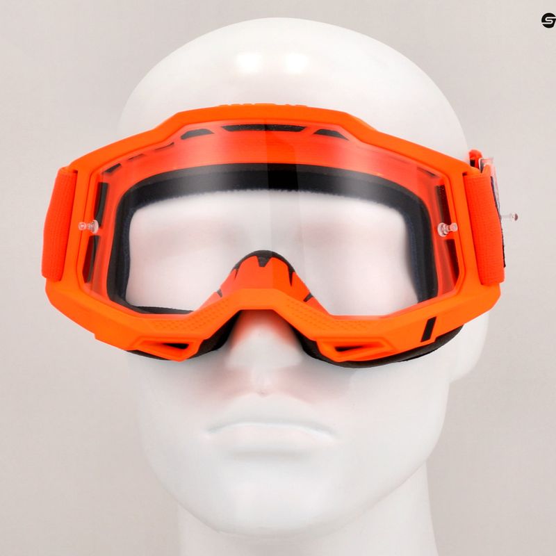 Dviračių akiniai 100 % Accuri 2 50221-101-05 orange/clear 7