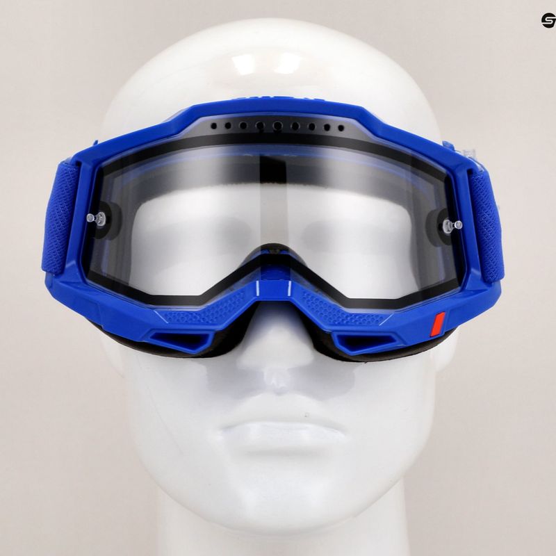 Dviračių akiniai 100 % Accuri 2 Enduro MTB blue/clear 7