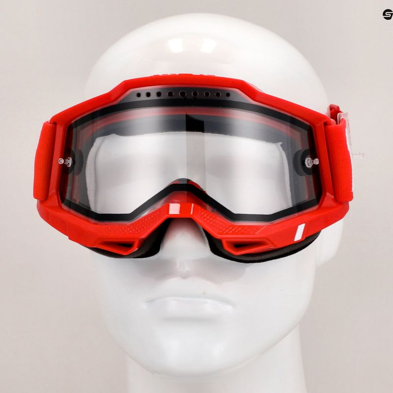 Dviračių akiniai 100 % Accuri 2 Enduro MTB neon/red/clear 7