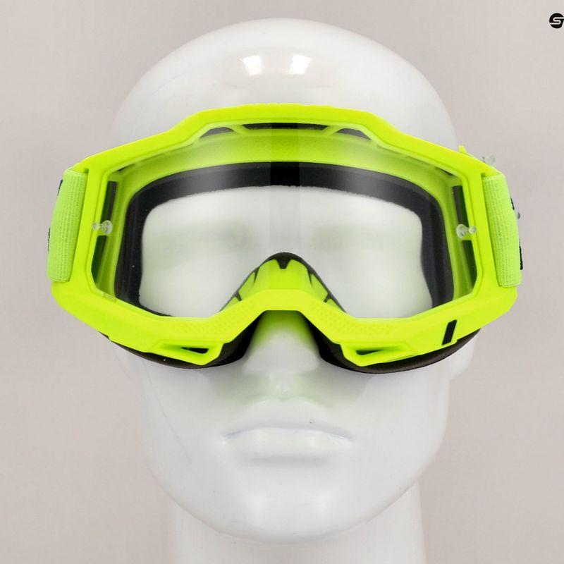 Dviračių akiniai 100 % Accuri 2 yellow/clear 7