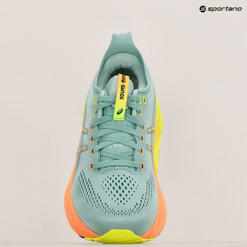 Moteriški bėgimo batai ASICS Gel-Kayano 31 Paris light celadon/safety yellow 17